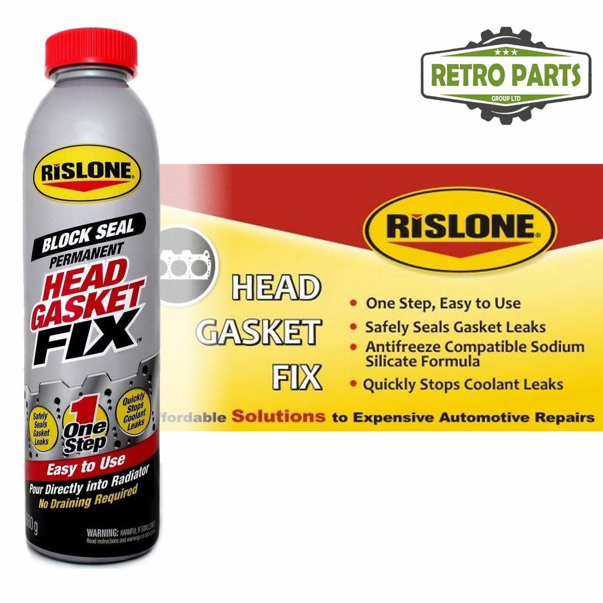 Head Gasket Leak Repair For GME Permanent Coolant Cracked Block