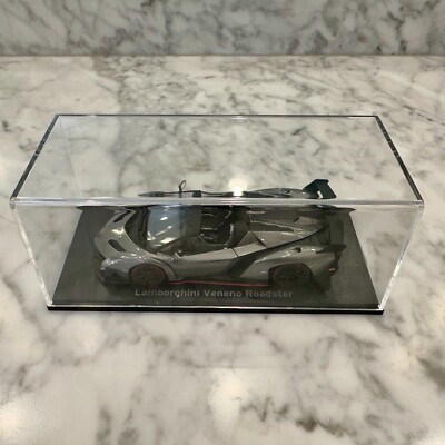 Lamborghini Veneno Roadster (Gray/Red line), 1:43 Scale Model by