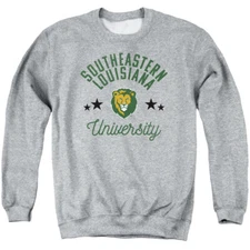Southeastern Louisiana Uni Adult Crewneck Sweatshirt Lions, Athl Heather, S-3XL