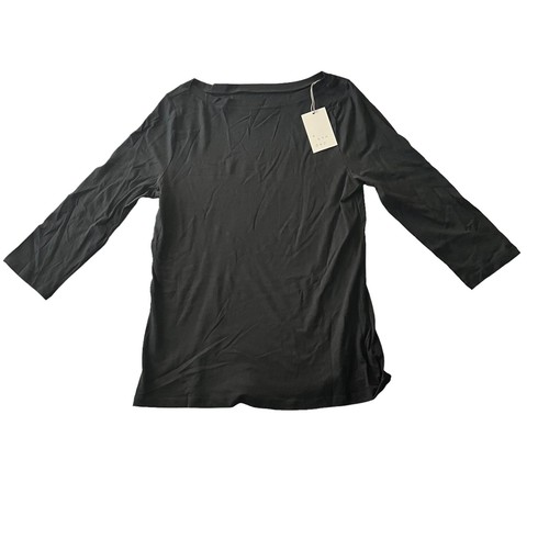 A New Day 3/4 Long Sleeve Black T-Shirt Lot Of 2 Tops Size XS