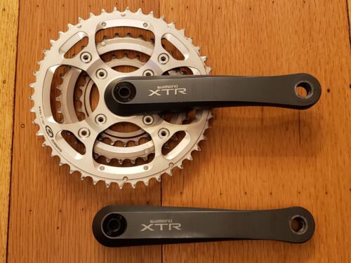 Shimano XTR M952 Crankset, 175mm 24/34/46T, MTB bike MINT