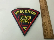 Wisconsin State Patrol collectable Patch Full Size and New