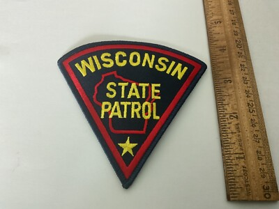 #ad #ad Wisconsin State Patrol collectable Patch Full Size and New $5.95