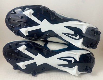 Nike Alpha Menace Elite 3 White College Navy Football Cleat  display picture 3