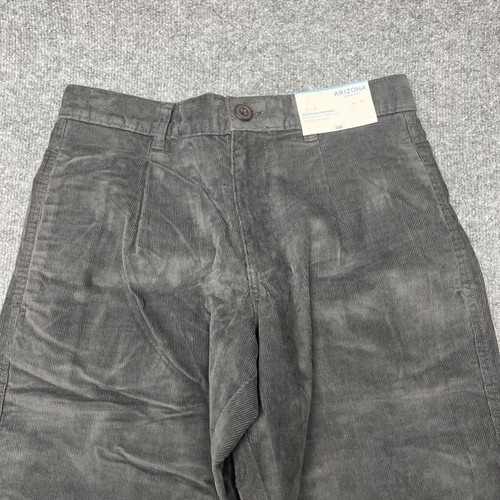 Arizona Jean Co. Baggy Skater Pants Mens 30X26 Gray Wide Leg Relaxed Stretch New - Picture 3 of 12