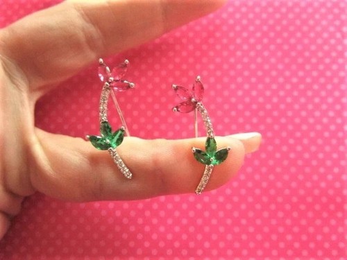 Crystal flower leaf ear climbers - Picture 7 of 7