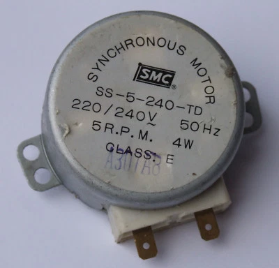 S-5-240-TD AC 220-240V 5RPM 50HZ Synchronous Motor für Mikrowellen Kunststoffach