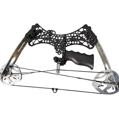 Mini Compound Bow 35lbs Triangle Bow Set Arrows Fishing Archery Hunting Target - Picture 3 of 11