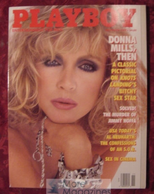 PLAYBOY November 1989 DONNA MILLS RENEE TENISON STEPHEN COONTS BONNIE