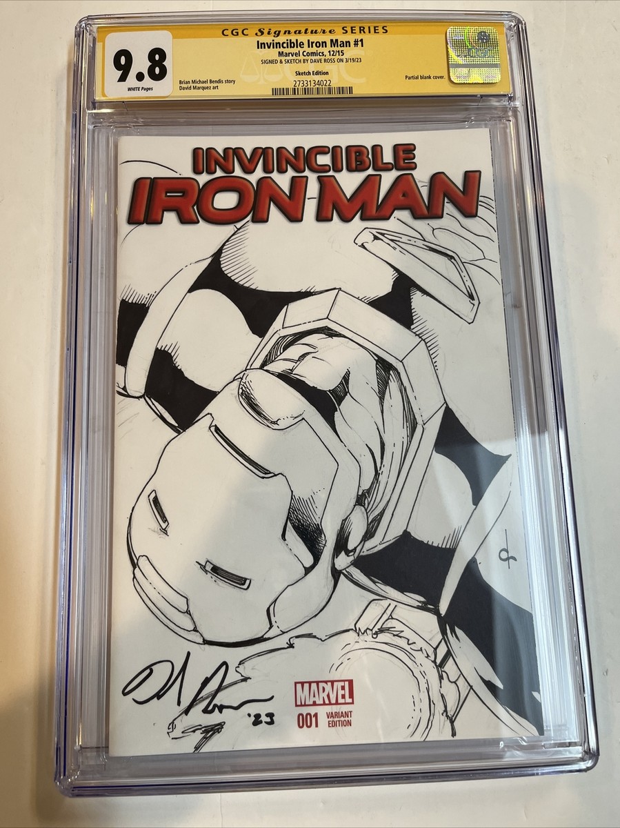 アメコミリーフ Invincible Iron Man 11 9.8 サイン入り 【公式通販】