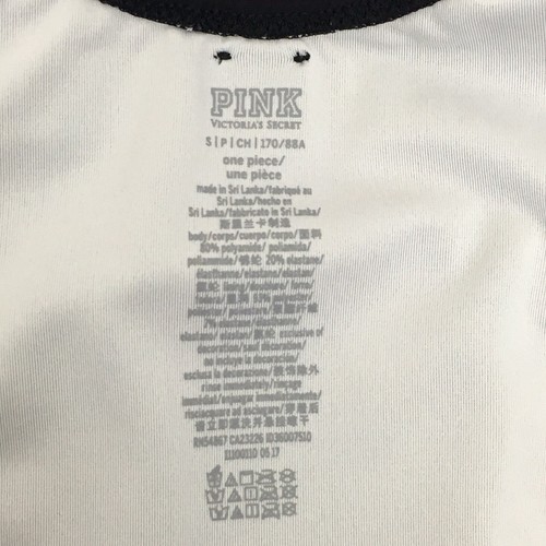 Traje de baño Victoria’s Secret ROSA pequeño de una pieza tie dye con cordones delanteros - Imagen 10 de 12