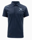 OAKLEY Men Skull Sleek Stripe Polo T-Shirt Run Peacoat Top Shirts FOA40691467Z