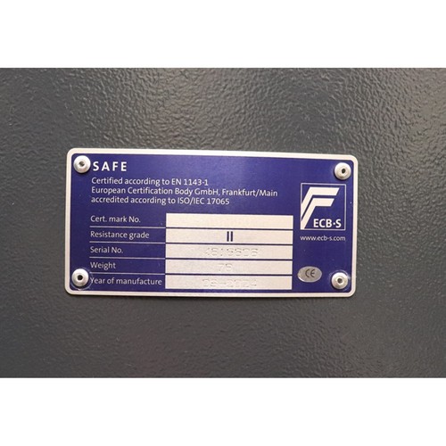 Tresor Safe Wertschutzschrank Widerstandsgrad Klasse Stufe Grad 2 Resist 79 kg - Bild 4 von 4