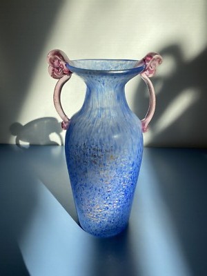 工芸品 FORNASA De MVRAN A L'INSEGNA DEL MORETO Vintage Fornasa De Murano l'Insegna Del Moreto Red White