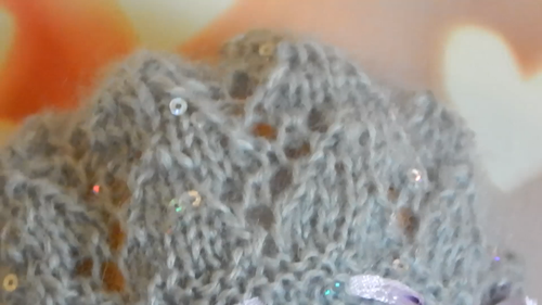 Outfit doll 14.5 Ruby Red Fashion Friends vest and hat angora yarn with sequins - Video 1 of 1