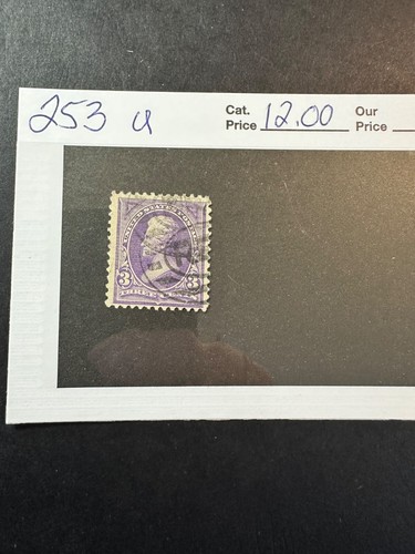 Scott # 253 VF nice 2024 Scott Catalogue Value $ 12.00