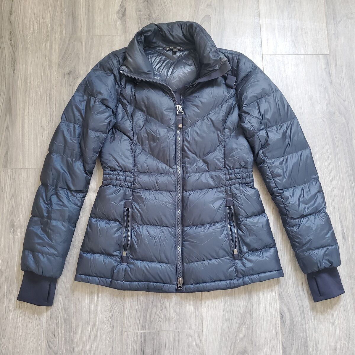 ATHLETA ネイビー ダウンジャケットウォーマー ATHLETA アスレタ ジュニア キッズ・子供 サッカー/フットサル