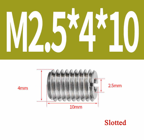 M2-M2.5 Gewinde Adapter Buchse 304 Edelstahl Gewindeeinsätze Reduzier Adapter - Bild 46 von 50