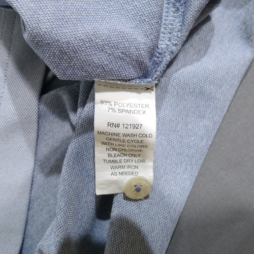 Johnnie O Men’s Golf Polo Blue Lake Performance Shirt light Medium Short Sleeve - Picture 10 of 15