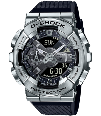 【G-SHOCK】GM-110-1AJF l Covered CASIO G-SHOCK GM-110-1AJF Metal Covered Bezel Analog Digital Watch