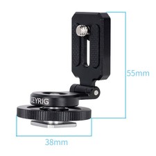 NICEYRIG Adjustable Cold Shoe Mount Bracket for Camera Wireless Transmitter