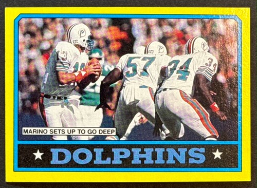 DAN MARINO 1986 Topps Football #44  MIAMI DOLPHINS Team Leaders  *Free Shipping*