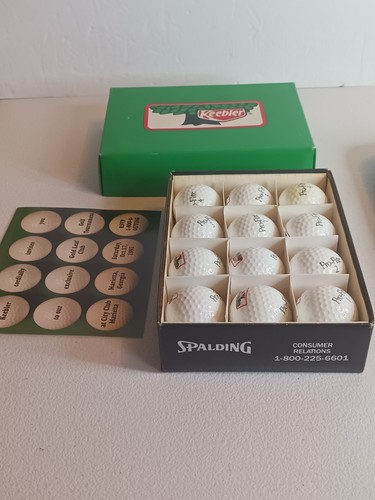 Keebler Gold Leaf Club Golf Tournament Invitation Ball Set With Invitation Card - Picture 4 of 8