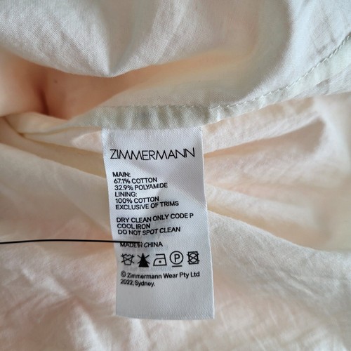 VESTIDO DE ENCAJE ZIMMERMANN JUDE TALLA PEQUEÑA NARANJA - Imagen 11 de 19