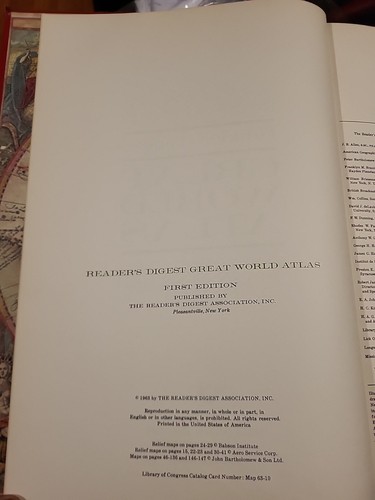 Vintage Reader's Digest Great World Atlas 1963 First Edition Hardcover Big Book - Bild 7 von 11