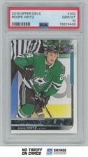 2018-19 Upper Deck Young Guns Roope Hintz PSA 10 #202 Dallas Stars