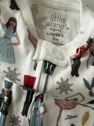Little Planet by Carter’s Organic Cotton Sleeper Size 9 Months Nutcracker Ballet - Picture 2 of 4