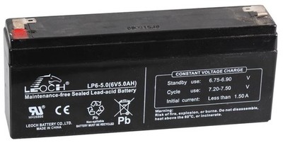 LEOCH LP-Serie General Purpose 6V 5Ah wartungsfreie SLA-Batterie