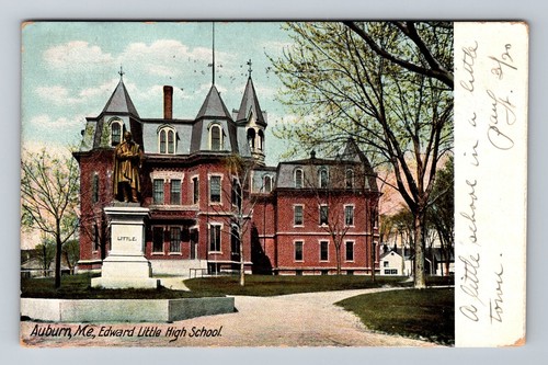 Auburn ME-Maine Edward Little High School Vintage c1910 Postcard ...