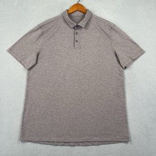 Lululemon Polo Shirt Men's XL Golf Purple Short Sleeve Performance Athleisure