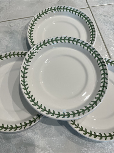 4- Vintage Portmeirion Botanic Garden Laurel Leaf Saucers Group B - Picture 1 of 7