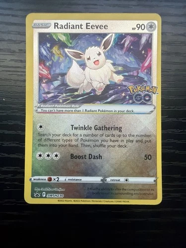 Radiant Eevee SWSH230 SWSH: Sword & Shield Promo Cards Holo