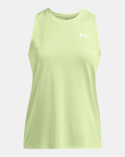 NWT Under Armour Tech Tank Loose Fit Green Large - Picture 3 of 7