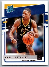 2020-21 Donruss Rated Rookies Signatures Holo Light Blue Laser Cassius Stanley