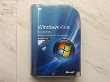 NEW SEALED Windows Vista Business with SP1 - Full Version - 32 Bit 66J-06353 
