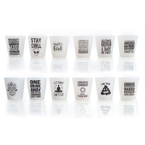 Glow In The Dark SILICONE SHOT GLASS Virtually Unbreakable Brand New - Picture 3 of 13