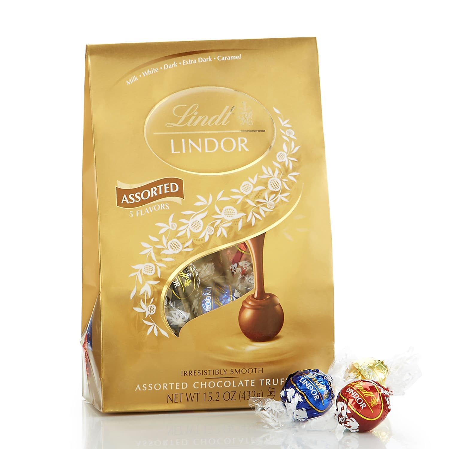 Lindt Lindor Truffle Assorted Assorted Chocolate Truffles 15.2 oz. (301-01027)