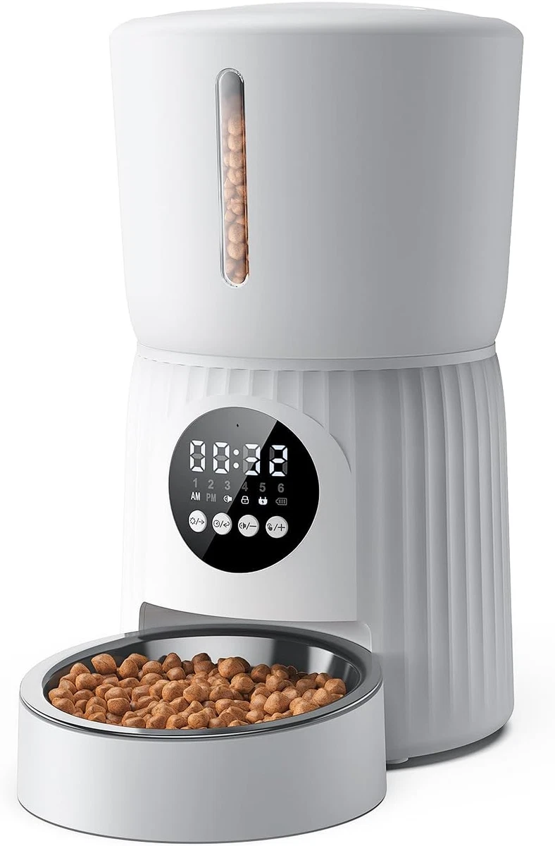 Distributore Automatico 2 In 1 Per Gatti – Erogatore Di Crocchette E Acqua A Gravità, Senza Elettricità, Con Vassoio Antiscivolo