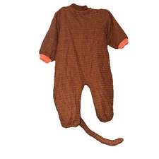 Vtg Tom Arma Child 18 Mo - 2 T One Piece Costume Monkey Play Pretend Dress Up