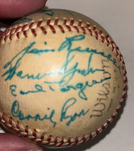 1948 Boston Braves team signed , Spahn, Ryan Voiselle Dark Jsa Ltr Auction Lyons - Picture 2 of 9