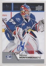 2020-21 Upper Deck AHL Auto Samuel Montembeault #119 Auto i9y