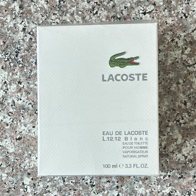 Lacoste Eau de Lacoste L.12.12 Blanc Eau de Toilette Spray, Regular 3.3 fl oz