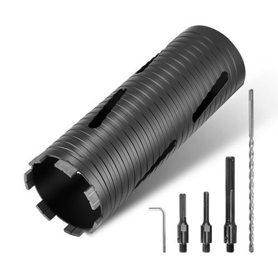 Uimoso Diamond Core Drill Bit, 3-1/2 inch Diameter, 9-1/2 inch Depth
