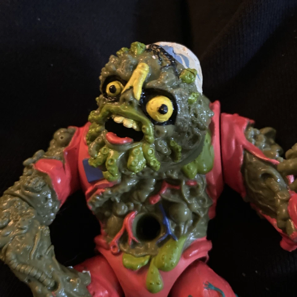 Figura de acción de colección Teenage Mutant Ninja Turtles Muck Man 1990 TMNT Playmates Foto 4 de 4