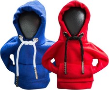 2Pcs Gear Shift Hoodie,Car Knob Hoodie,Funny Car 1 Blue 1 Red