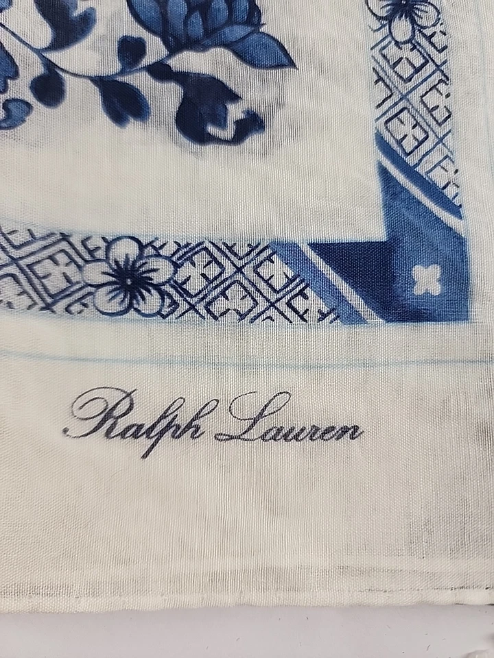 Pañuelo vintage Polo Ralph Lauren pañuelo cuadrado de bolsillo pañuelo para el cuello Foto 3 de 4